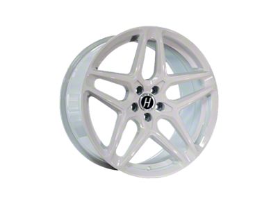 Heritage Wheel EBISU MonoC White Wheel; 18x8.5 (10-14 Mustang Standard GT, V6)