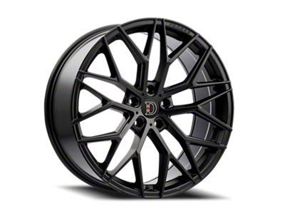 Defy D07 Satin Black Wheel; 18x8 (10-14 Mustang Standard GT, V6)