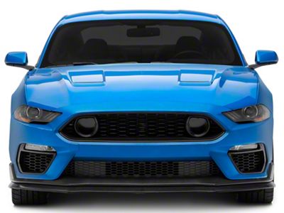 Mach 1 Style Conversion Front Bumper; Unpainted (18-23 Mustang GT, EcoBoost)