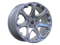 Heritage Wheel KOKORO MONOC Silver Wheel; 18x8.5 (10-14 Mustang Standard GT, V6)