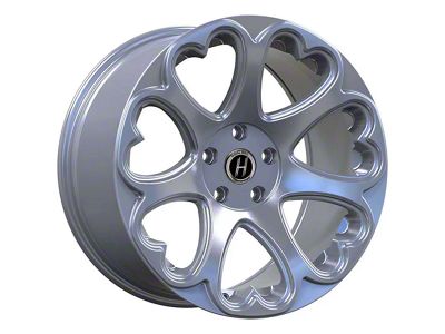Heritage Wheel KOKORO MONOC Silver Wheel; 18x9.5 (10-14 Mustang Standard GT, V6)