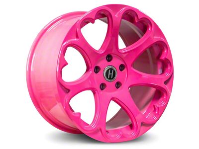 Heritage Wheel KOKORO MONOC Pink Wheel; 18x9.5 (94-98 Mustang)