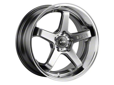 F1R FC5 Hyper Black Wheel; 18x8.5 (10-14 Mustang Standard GT, V6)