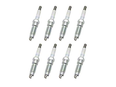 Double Platinum Spark Plugs; 8-Piece (Late 08-10 Mustang GT)