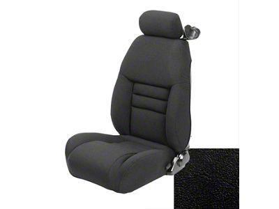 TMI OEM Style Front Seat Upholstery Kit; Black Vinyl (94-96 Mustang GT, Cobra)