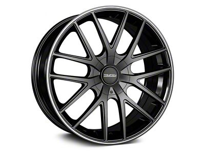 Touren TR60 Matte Black with Machined Ring Wheel; 20x8.5 (05-09 Mustang)