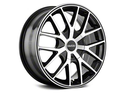 Touren TR60 Gloss Black Machined with Black Ring Wheel; 19x8.5 (05-09 Mustang GT, V6)