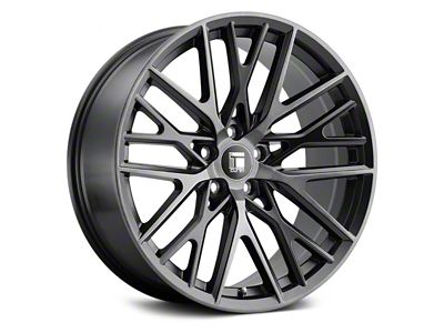 Touren TR91 Brushed Matte Black with Dark Tint Wheel; 20x9 (05-09 Mustang)