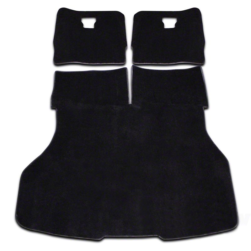 OPR Replacement Hatch Carpet; Black (87-93 Mustang Hatchback)