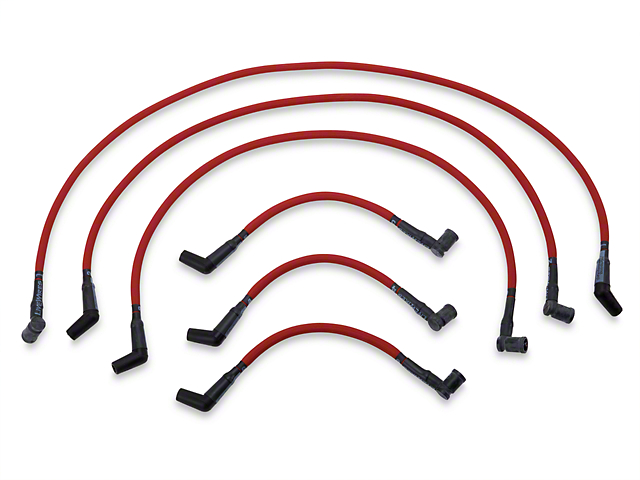 Performance Distributors LiveWires Spark Plug Wires; Red (01-04 Mustang V6)