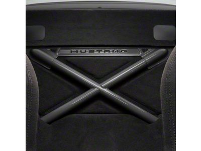 Ford Performance X-Brace Rear Seat Delete; Gray (05-14 Mustang Coupe)