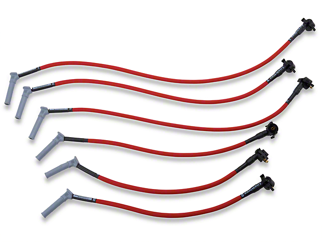 Performance Distributors Livewires 10mm Spark Plug Wires; Red (05-10 Mustang V6)