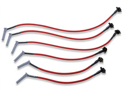 Performance Distributors LiveWires Spark Plug Wires; Red (05-10 Mustang V6)