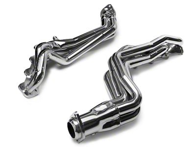 BBK 1-5/8-Inch Long Tube Headers; Polished Silver Ceramic (99-04 Mustang Cobra, Mach 1)