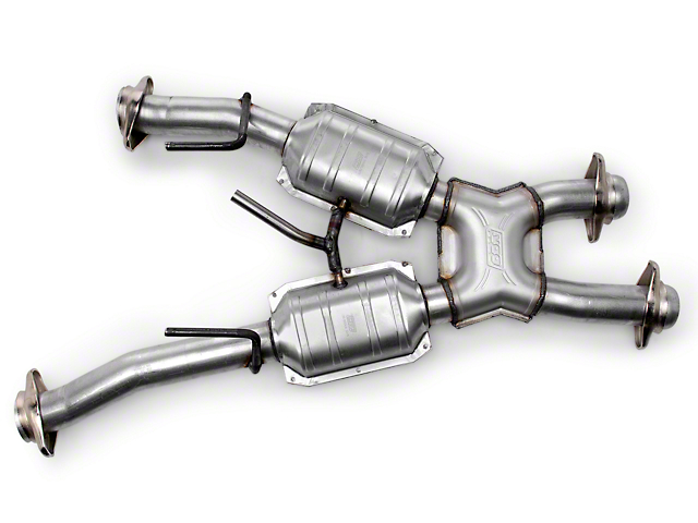 BBK Catted X-Pipe (79-93 5.0L Mustang w/ Long Tube Headers & Automatic Transmission)