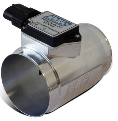 BBK Billet Mass Air Meter for Cold Air Intake and 19 lb. Fuel Injectors (86-93 5.0L Mustang)