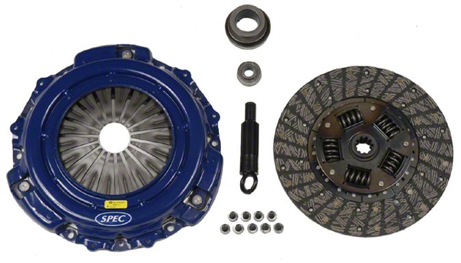 Spec Stage 1 Organic Clutch Kit; 10-Spline (94-04 Mustang V6)