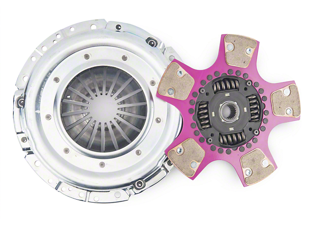 Exedy Mach 700 Stage 2 Cerametallic Clutch Kit with Puck Style Disc and Hydraulic Throwout Bearing; 23-Spline (11-14 Mustang GT)