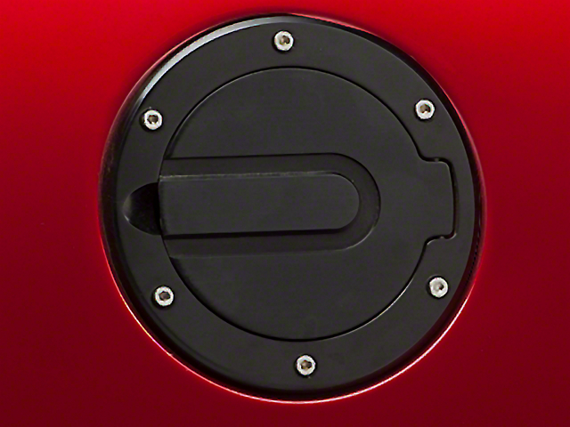 SHR Fuel Door; Black (94-04 Mustang)
