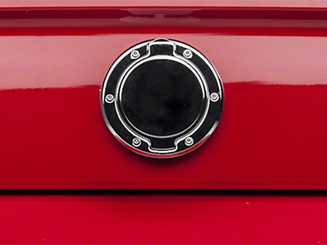 SHR Plain Decklid Medallion; Chrome (05-09 Mustang)