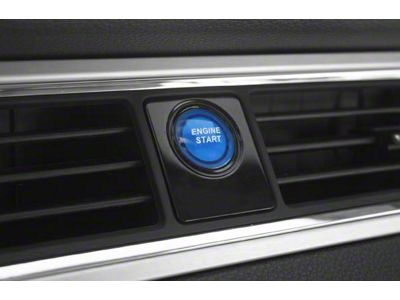 SHR Illuminated Push Button Start Ignition Kit; Blue (10-14 Mustang)