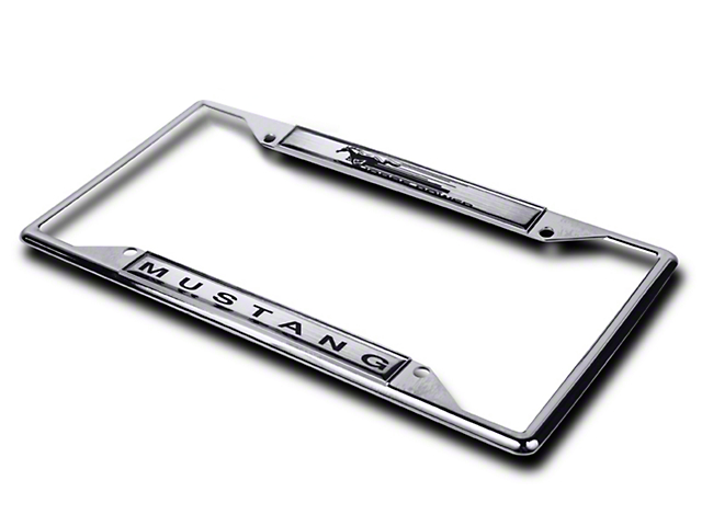 SpeedForm License Plate Frame; Mustang Horsepower (Universal; Some Adaptation May Be Required)
