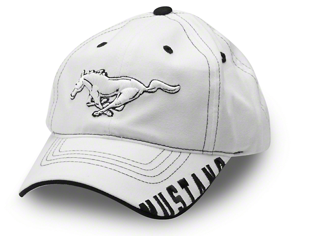 Running Pony Hat; White