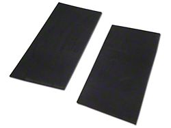 SpeedForm Rear Seat Delete Kit; Black (94-98 Mustang Convertible)
