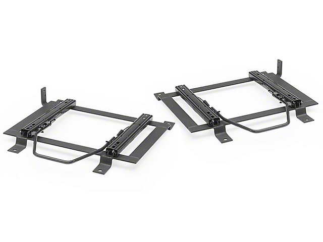 Corbeau Double Locking Seat Brackets; Driver and Passenger Side (99-04 Mustang)