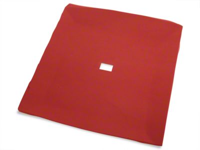 TMI Headliner; Red Cloth (92-93 Mustang Coupe, Hatchback)