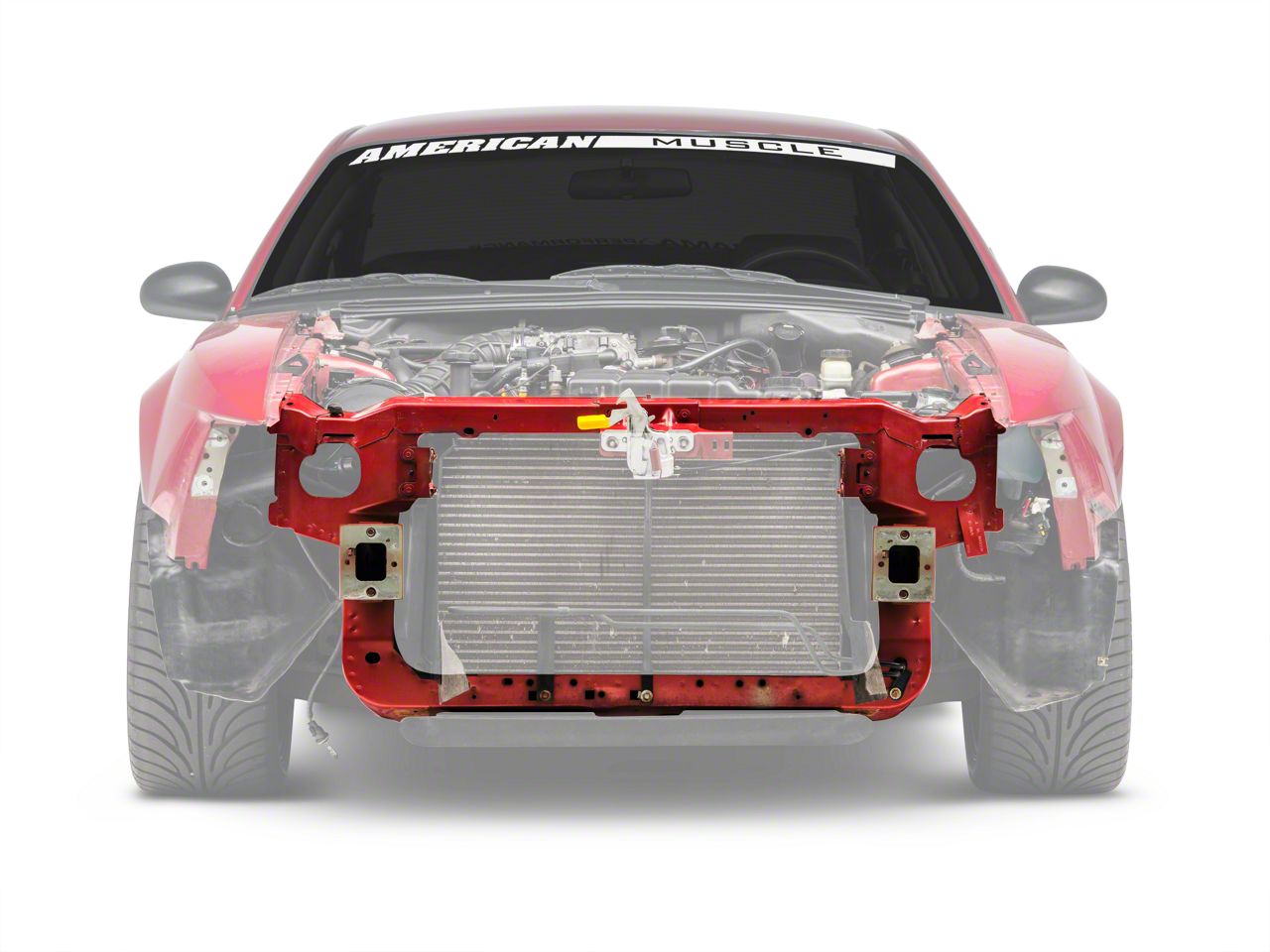 OPR Mustang Radiator Support 94413 (9704 Mustang) Free Shipping