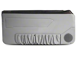OPR Door Panels with Power Windows and Map Pockets; Titanium Gray (87-93 Mustang Coupe, Hatchback)