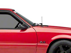 SpeedForm Fixed Black Antenna; 8-Inch (79-93 Mustang)