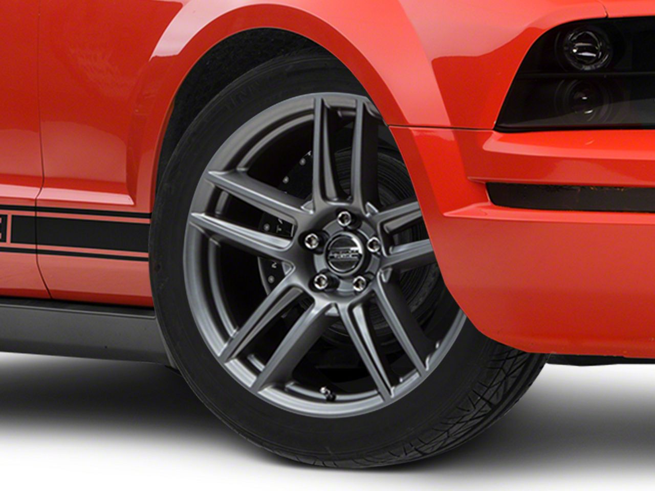 Laguna Seca Style Charcoal Wheel; 19x9 (05-09 Mustang)