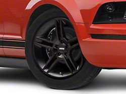 2010 GT500 Style Matte Black Wheel; 18x9 (05-09 Mustang)