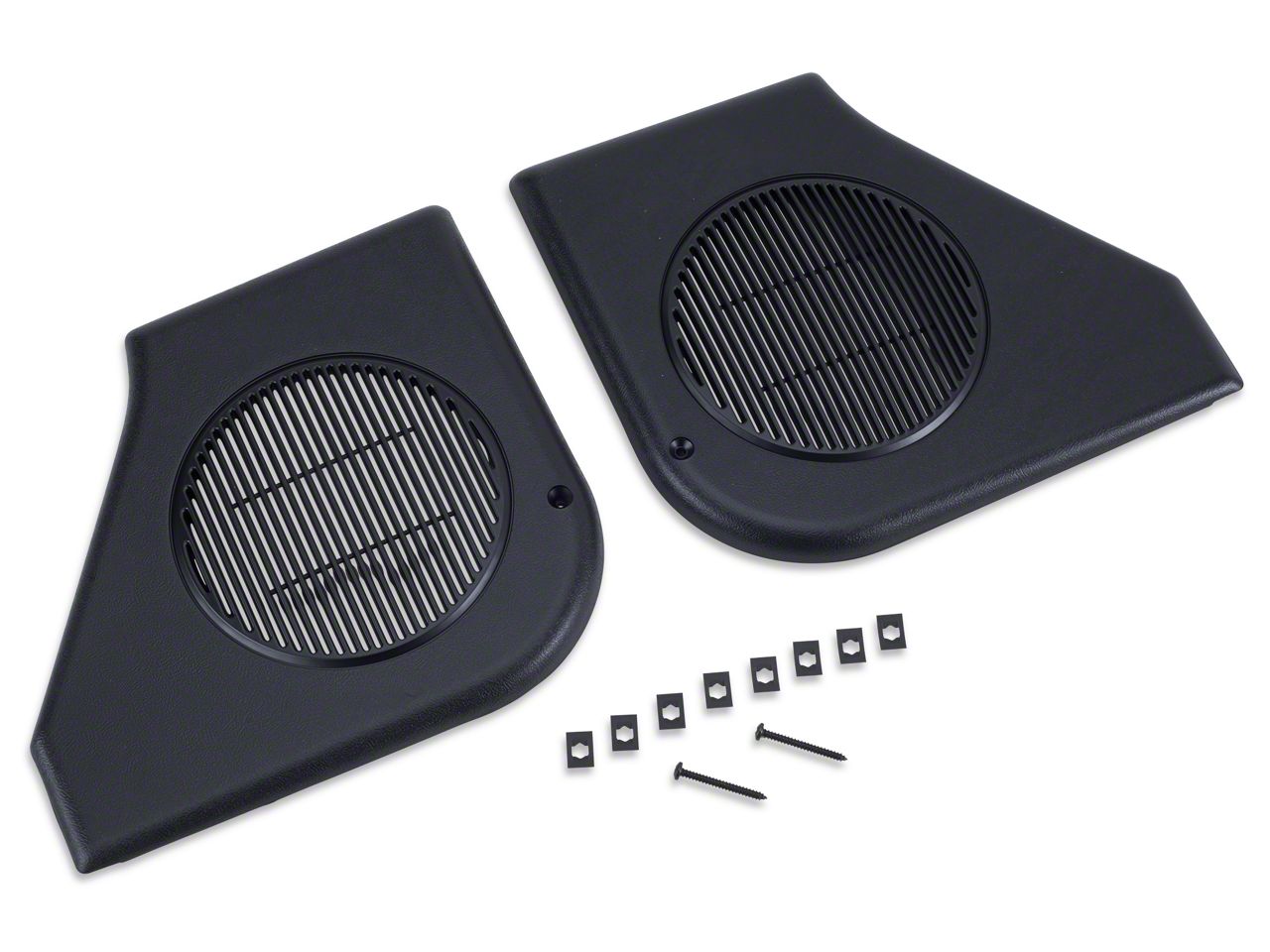 OPR Mustang Door Speaker Grille Kit Black 99923 (8793 All)