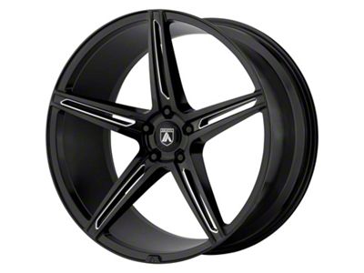 Asanti Alpha 5 Gloss Black Milled Wheel; 20x8.5 (10-15 Camaro)