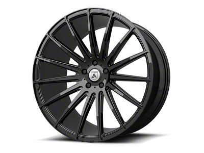 Asanti Polaris Gloss Black Wheel; Rear Only; 20x10.5 (10-15 Camaro)