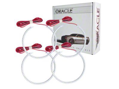 Oracle Round Style Dual LED Halo Headlight Conversion Kit; Colored (14-15 Camaro, Excluding RS)