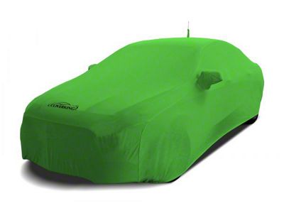 Coverking Satin Stretch Indoor Car Cover; Synergy Green (12-15 Camaro ZL1 Convertible)