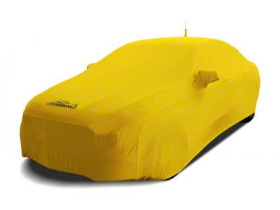 Coverking Satin Stretch Indoor Car Cover; Velocity Yellow (12-15 Camaro ZL1 Convertible)