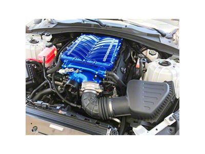 Whipple W185RF 3.0L Intercooled Supercharger Kit; Black (16-23 Camaro LT1, SS)
