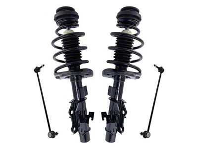 Front Strut and Spring Assemblies with Sway Bar Links (10-12 3.6L Camaro)