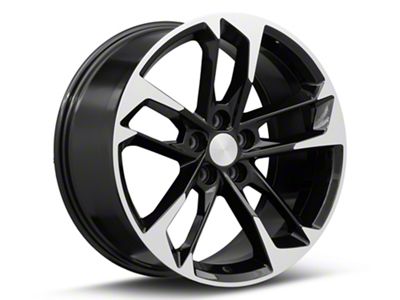 50th Anniversary Style Gloss Black Machined Wheel; 20x8.5 (10-15 Camaro, Excluding Z/28 & ZL1)