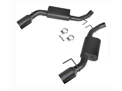Axle-Back Exhaust with Satin Black Tips (14-15 Camaro SS w/o NPP Dual Mode Exhaust)