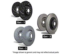 EBC Brakes GD Sport Slotted Rotors; Front Pair (16-23 Camaro SS w/ 6-Piston Front Calipers)