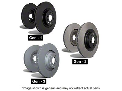 EBC Brakes RK Series Premium OE-Style Rotors; Front Pair (16-23 Camaro SS w/ 6-Piston Front Calipers)