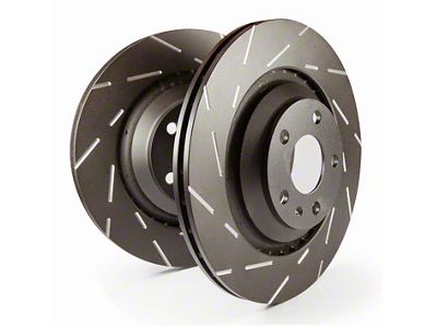 EBC Brakes USR Series Sport Slotted Rotors; Front Pair (16-23 Camaro SS w/ 6-Piston Front Calipers)