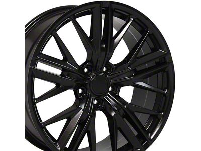 Gen 6 ZL1 Style Satin Black Wheel; 20x9.5 (10-15 Camaro V6; 10-11 Camaro SS)