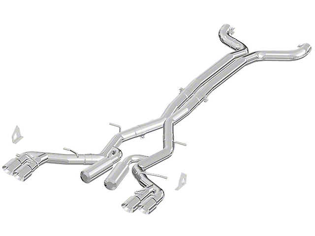 MBRP Armor Plus Cat-Back Exhaust; Race Version (16-23 Camaro SS Coupe w/ Manual Transmission & NPP Dual Mode Exhaust)